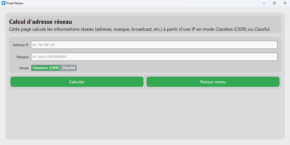 Calcul d’adresse réseau IPv4